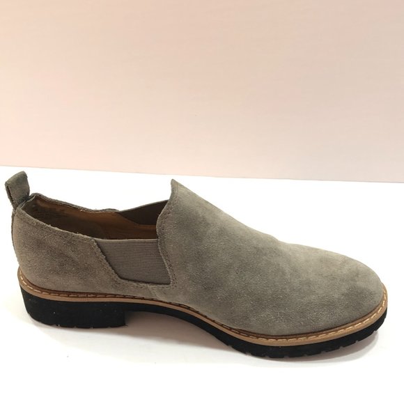 Franco Sarto Cole Gray Suede loafers Womans size 7.5M - Picture 4 of 10